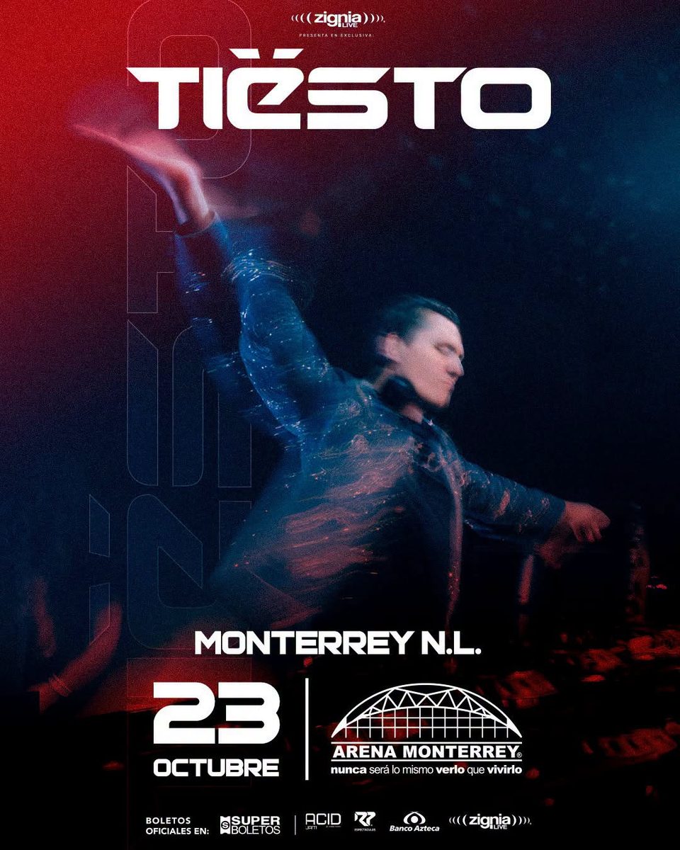 Imagem da fonte — Tiësto en Arena Monterrey