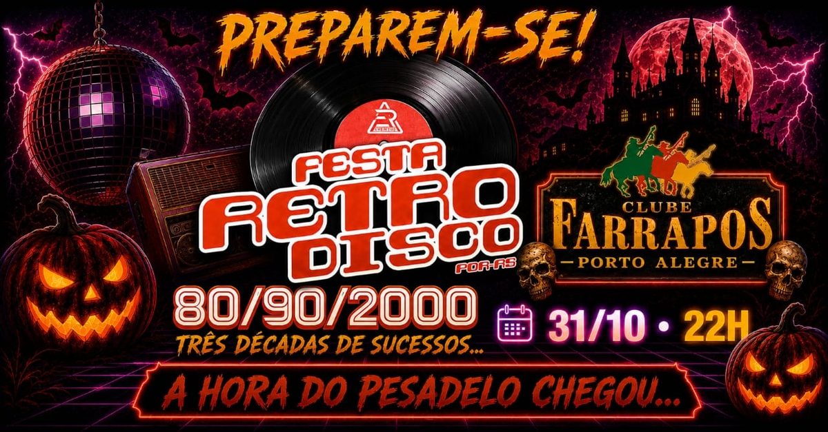 Imagen de la fuente — Halloween Retrodisco 2026