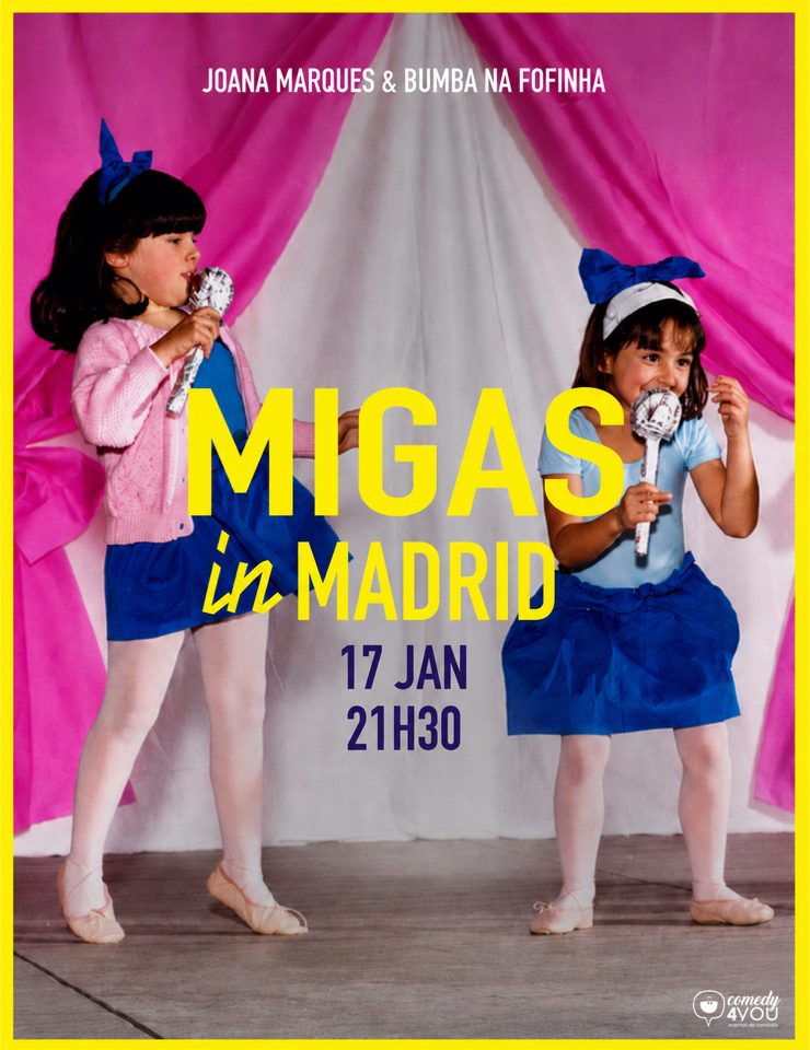 出典の画像 — MADRID | Bumba na Fofinha & Joana Marques | Sessão 17 Janeiro 21h30