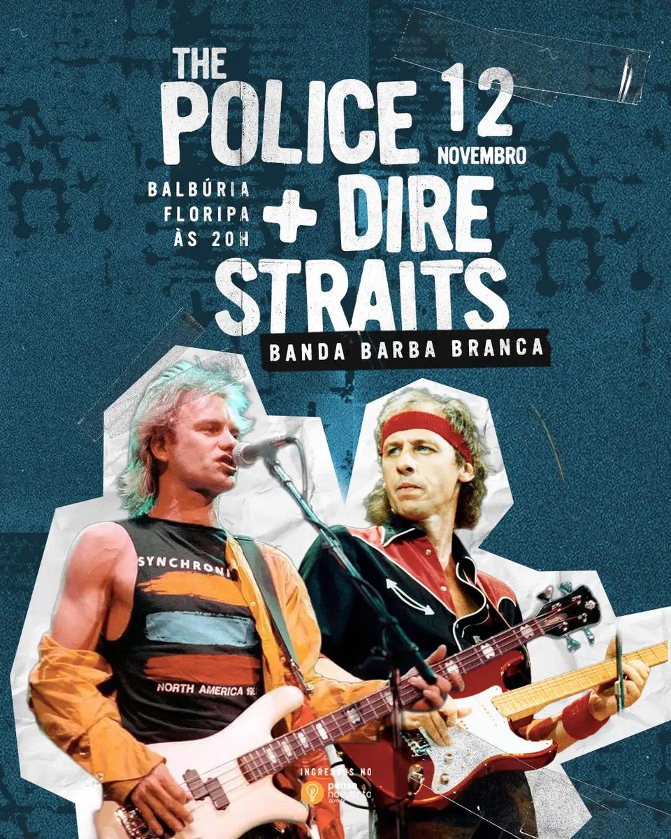 Source image — THE POLICE + DIRE STRAITS - BANDA BARBA BRANCA