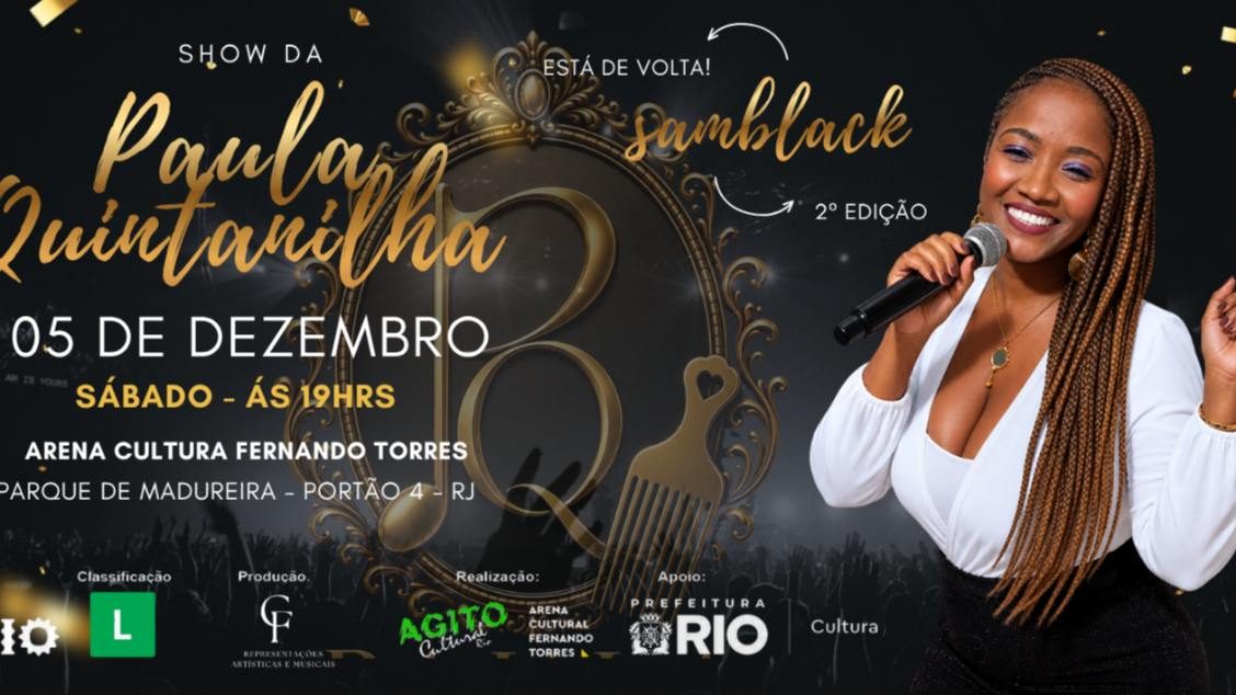 出典の画像 — SAMBLACK II com PAULA QUINTANILHA