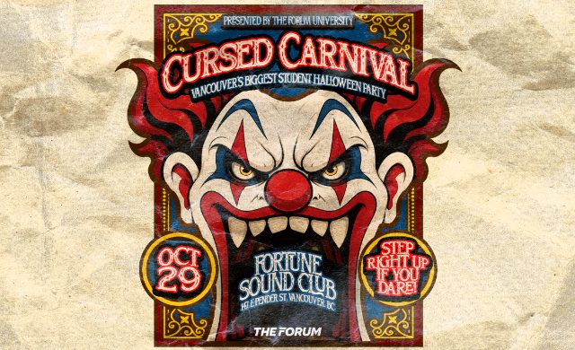 Source image — Tickets for Cursed Carnival | TicketWeb - Fortune Sound Club in Vancouver, CA