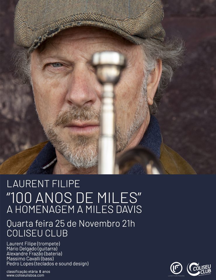 Imagem da fonte — Laurent Filipe | "100 anos de Miles Davis" | A Homenagem