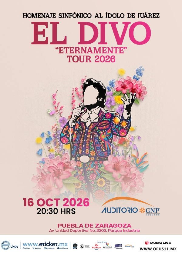 Image de la source — HOMENAJE SINFÓNICO AL ÍDOLO DE JUAREZ - EL DIVO ETERNAMENTE TOUR 2026
