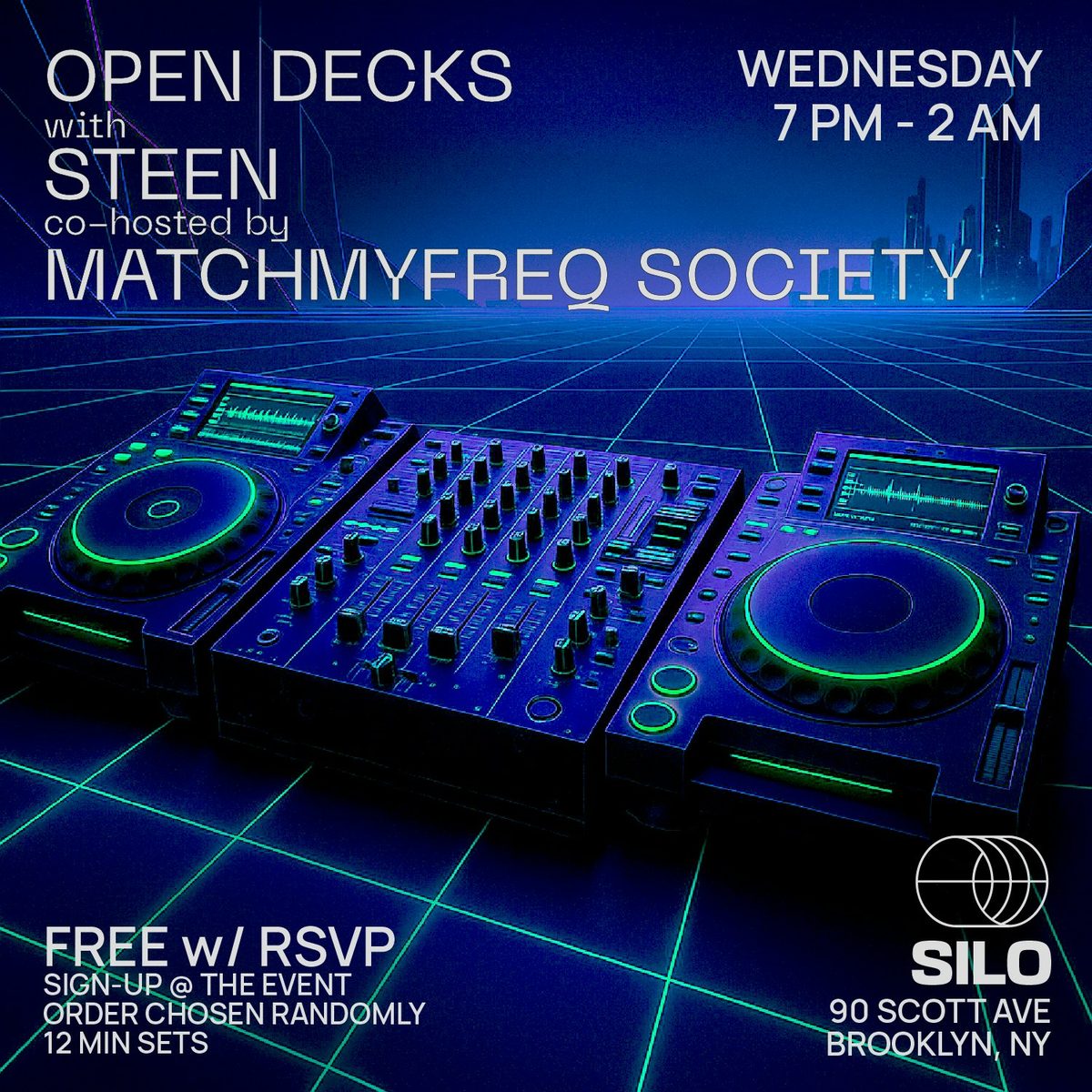 Source image — Open Decks w/ Steen and MatchMyFreq Society