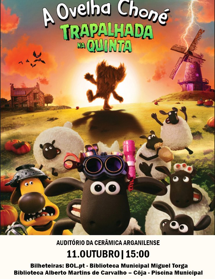 Imagen de la fuente — Cinema Cerâmica Arganilense: "A Ovelha choné - Trapalhada na Quinta"