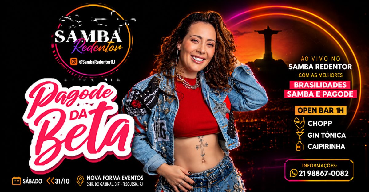 Afbeelding van de bron — SAMBA REDENTOR @PAGODE DA BETA