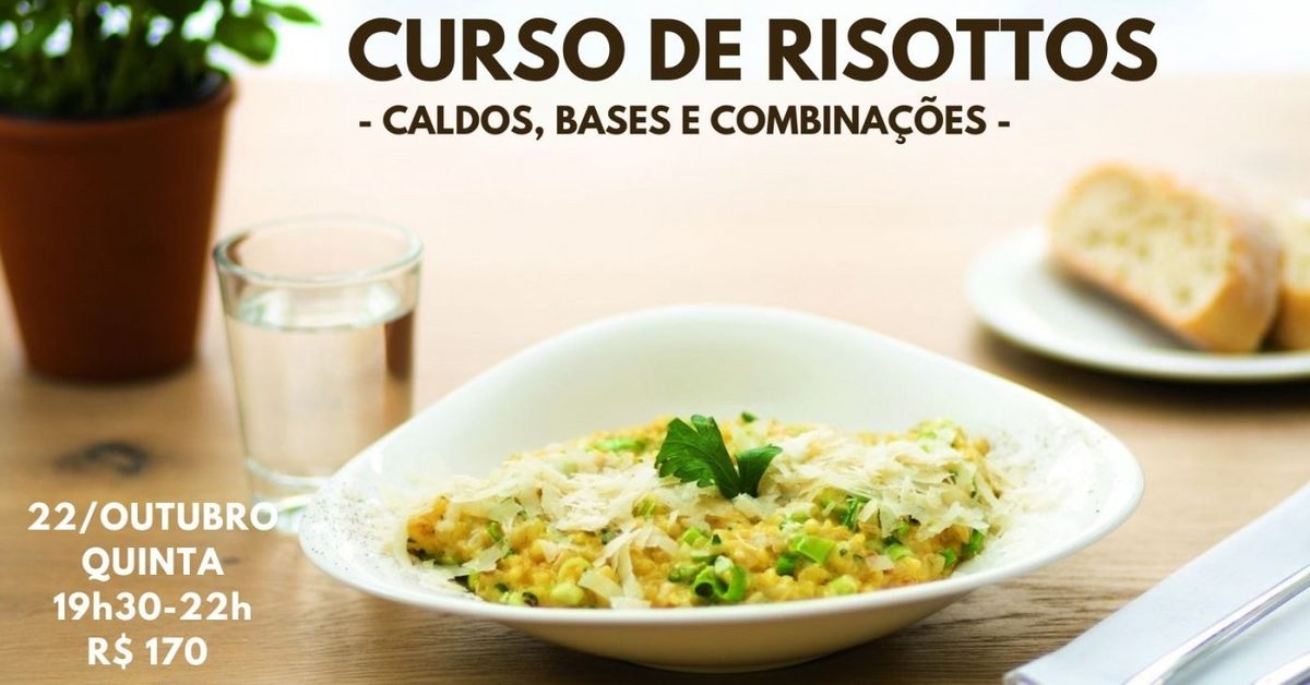 Imagem da fonte — Curso de Risottos - 10/dezembro
