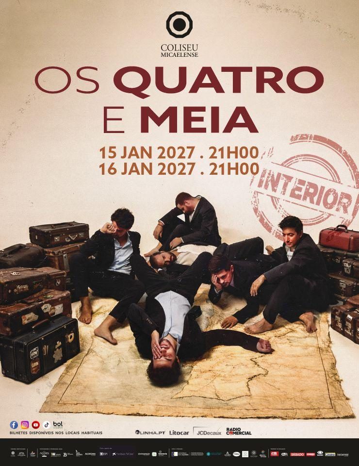 Imagen de la fuente — OS QUATRO E MEIA | TOUR INTERIOR