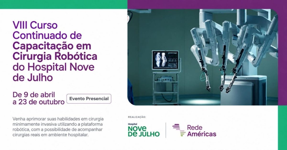 Bild der Quelle — VIII Curso de Capacitação em Cirurgia Robótica | Capacitación en Cirugía Robótica - Urologia