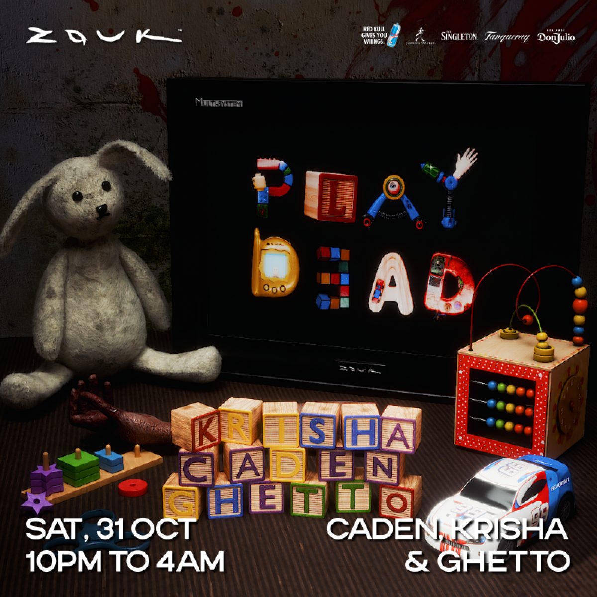 Source image — Halloween 2026 — Play Dead (com Chase & Status)
