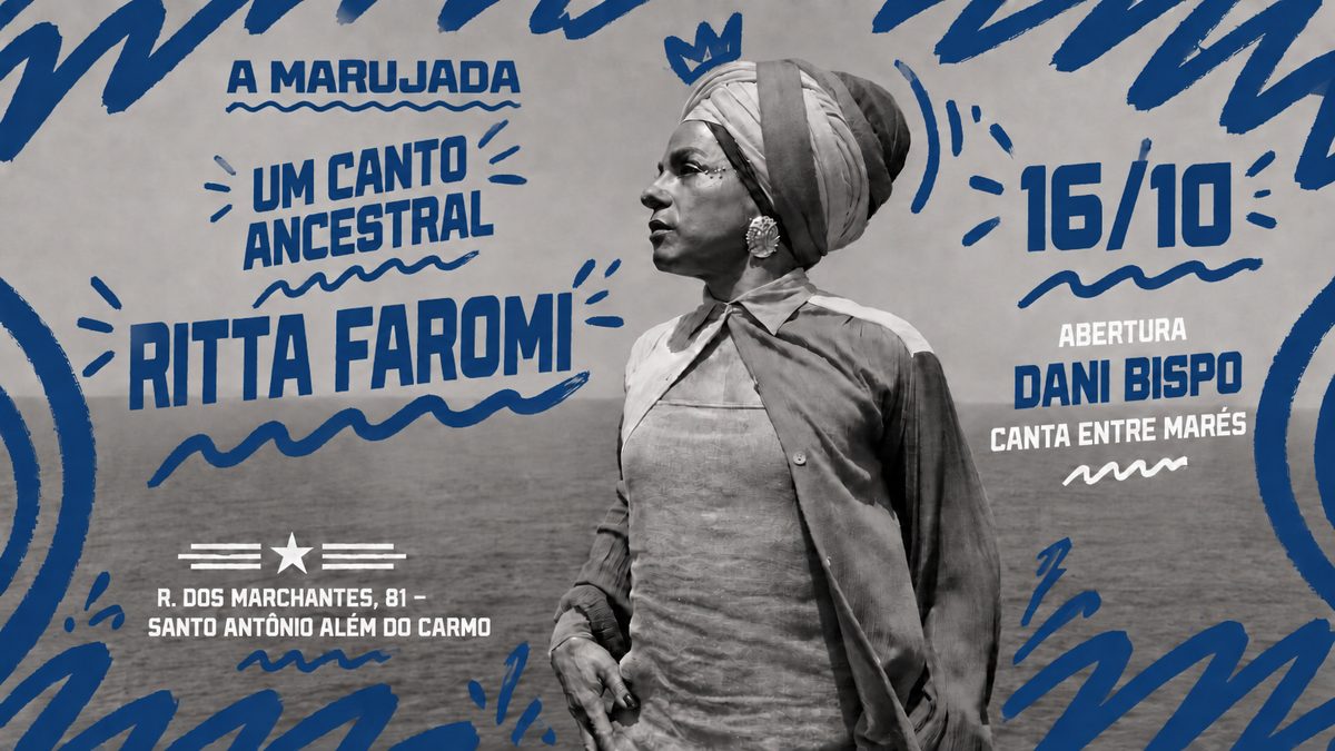 Bild der Quelle — RITA FAROMI apresenta "Um canto ancestral sobre as águas"