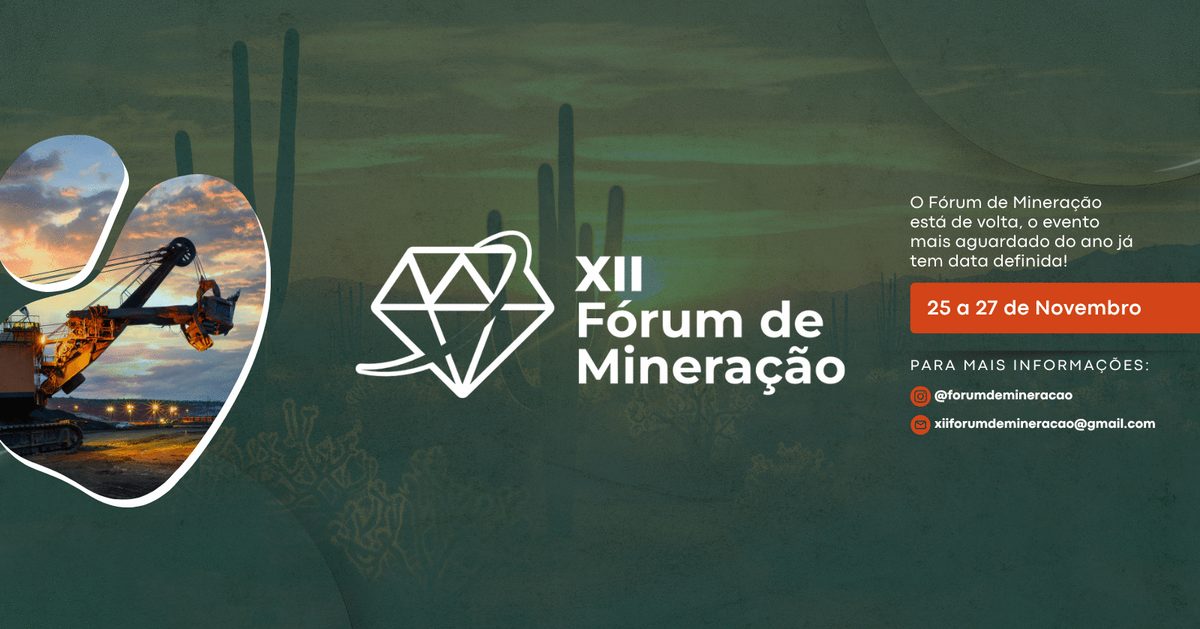 Imagem da fonte — XII Fórum De Mineração