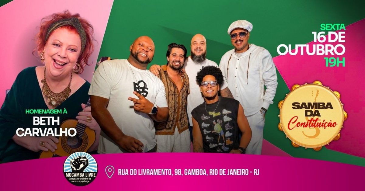 Bild der Quelle — SAMBA DA CONSTITUIÇÃO CANTA BETH CARVALHO