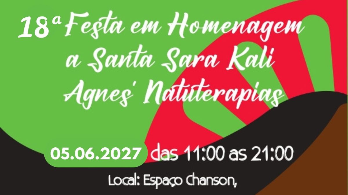 Imagem da fonte — 18ª Festa em Homenagem a Santa Sara Kali - Agnes' Natuterapias (Festa Cigana)