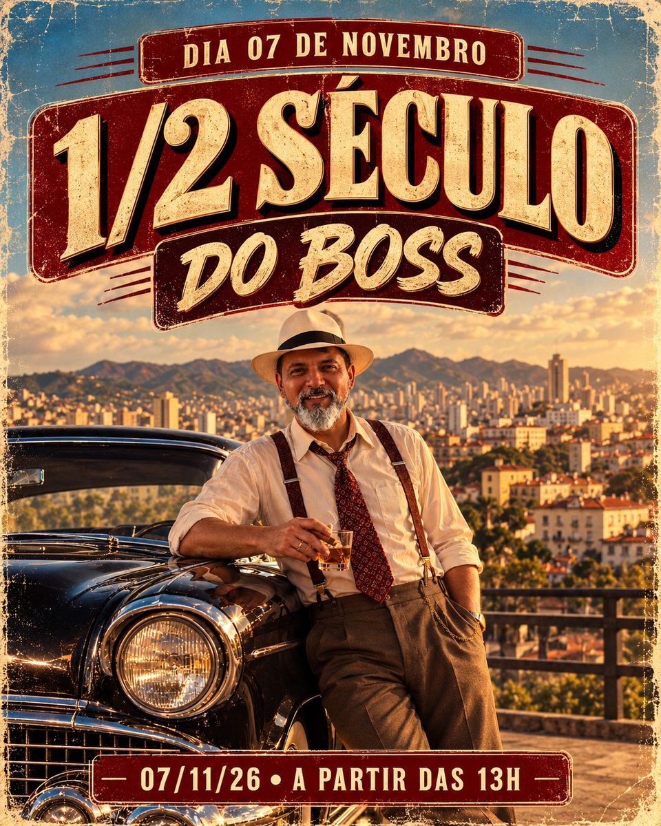 出典の画像 — MEIO SECULO DO PATRÃO!!!