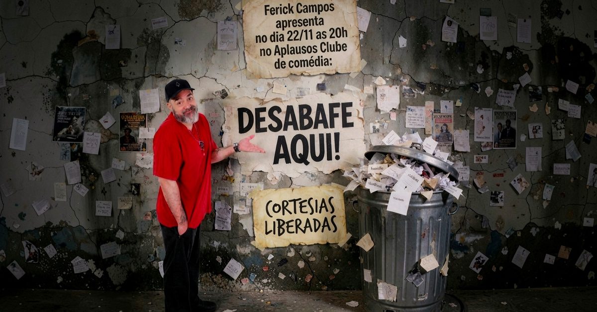 Imagem da fonte — Desabafe Aqui ! - solo stand-up Ferick Campos