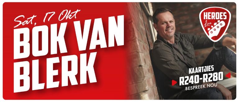 Imagem da fonte — Bok van Blerk | Heroes Live