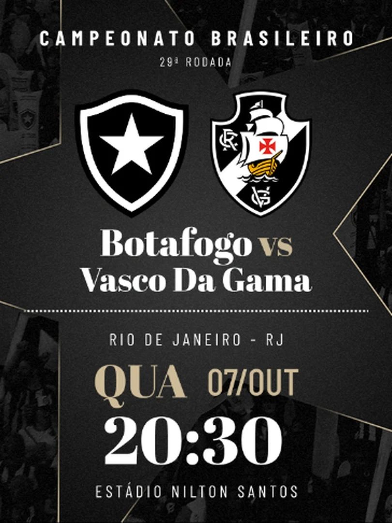 Imagem da fonte — Botafogo x Vasco da Gama - Campeonato Brasileiro