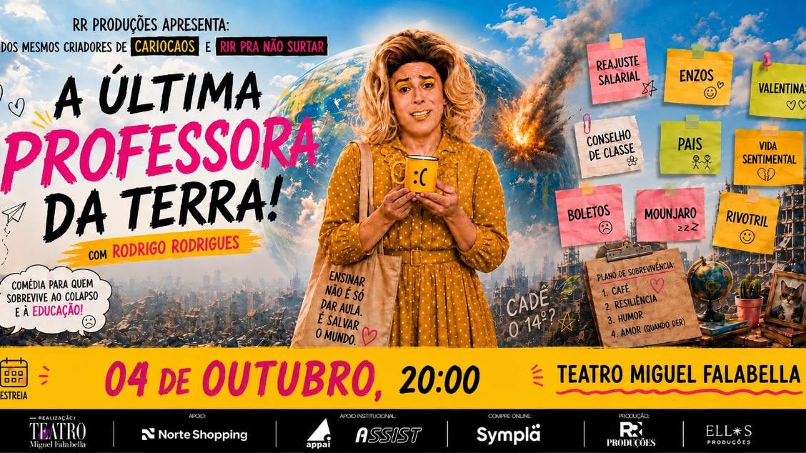 Imagem da fonte — A Última Professora da Terra com Rodrigo Rodrigues