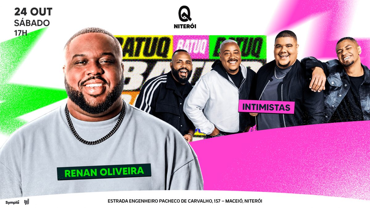 Bild der Quelle — RENAN OLIVEIRA + INTIMISTAS na BATUQ NITERÓI!!