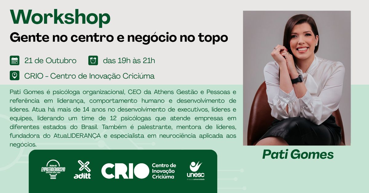 Image de la source — Workshop Gente no centro e negócio no topo