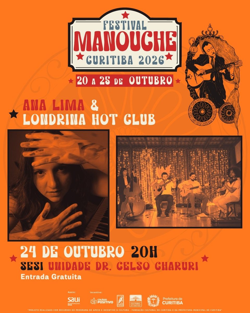 Imagen de la fuente — Festival Manouche Curitiba 2026 - Ana Lima e Londrina Hot Club