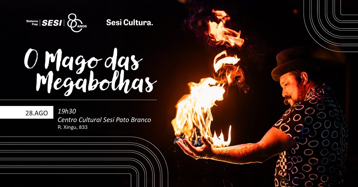 Imagem da fonte — O MAGO DAS MEGABOLHAS | PATO BRANCO