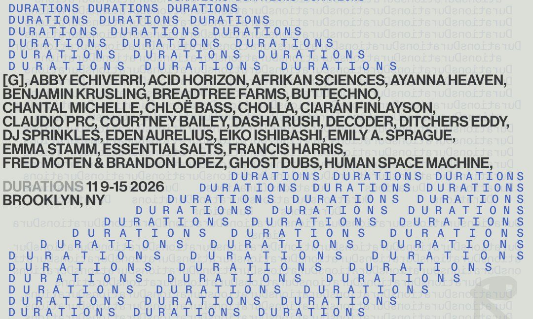 출처 이미지 — DURATIONS 2026 Festival Pass
