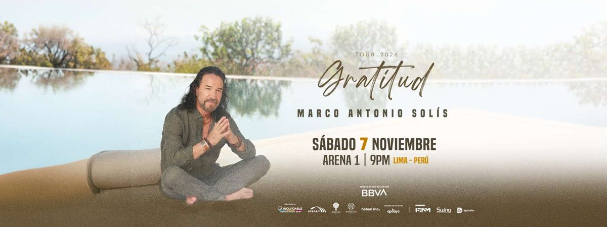 Imagem da fonte — Marco Antonio Solís — Turnê 2026–2027