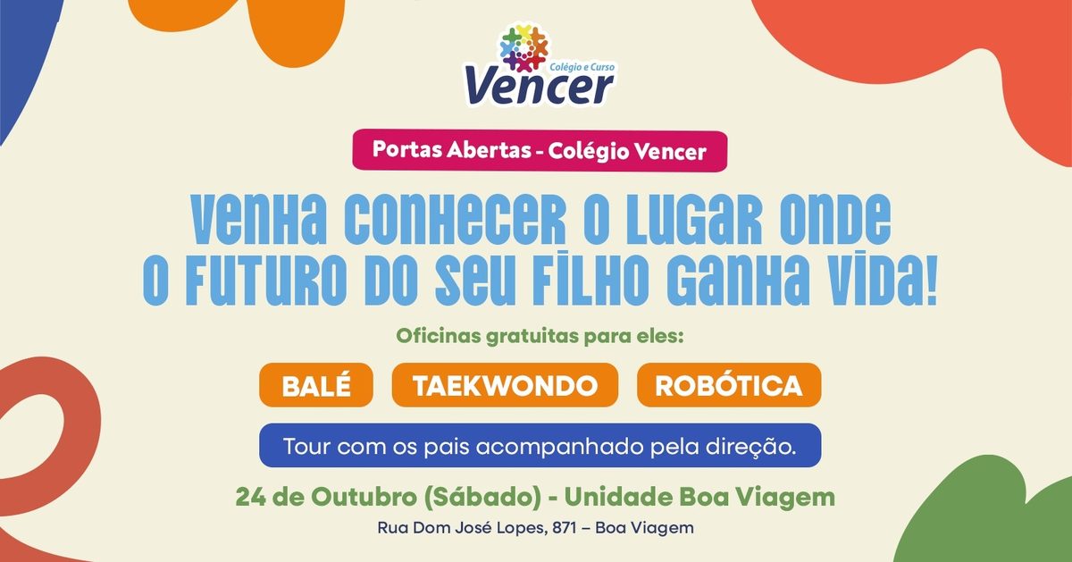 来源图片 — Colégio Vencer - Portas Abertas