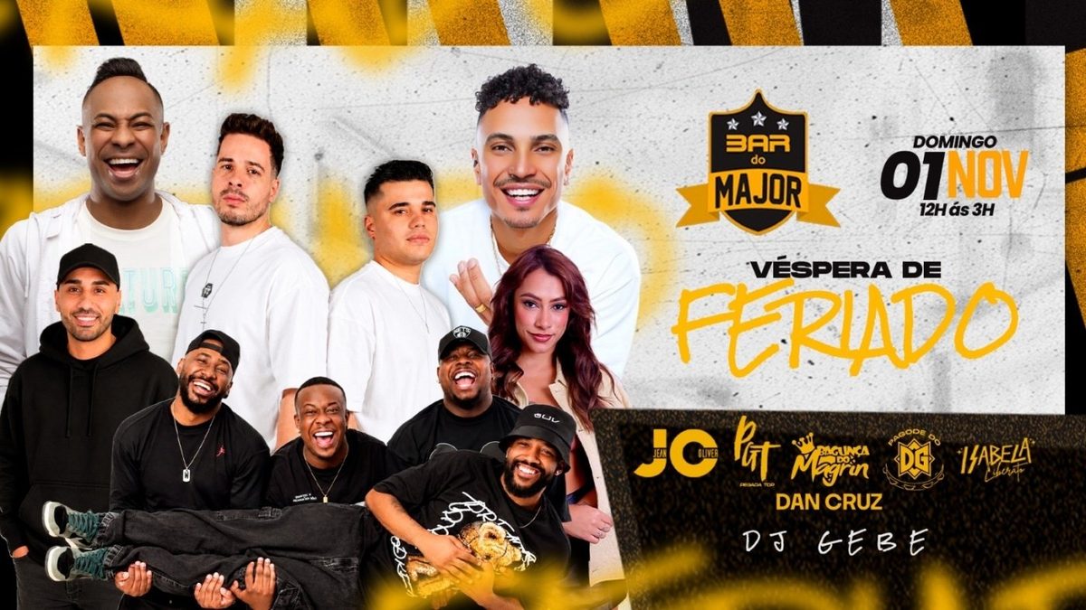 Afbeelding van de bron — Pagode do Major / DOMINGO VIP até as 18H