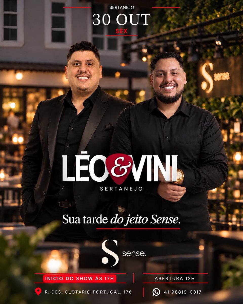 Bild der Quelle — LÉO & VINI | Sense Curitiba
