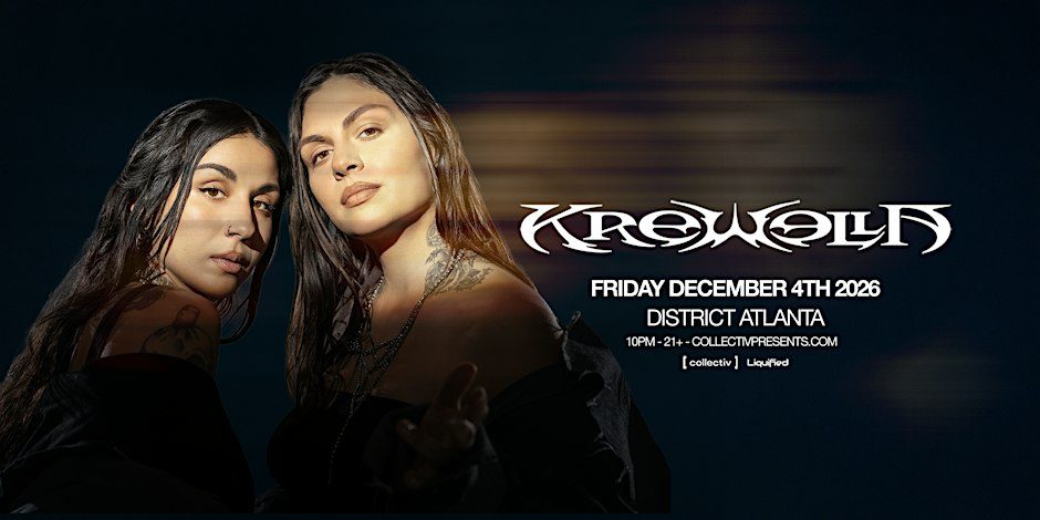 Imagen de la fuente — KREWELLA | Friday December 4th 2026 | District Atlanta
