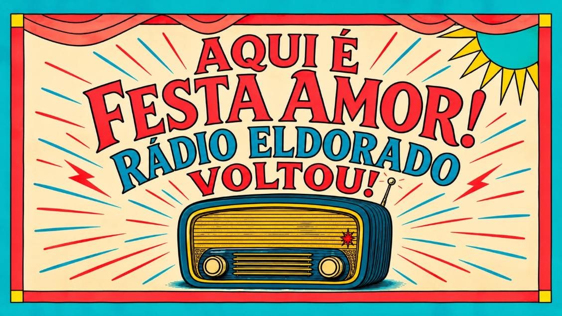 Image de la source — Aqui é festa amor! // Rádio Eldorado voltou!