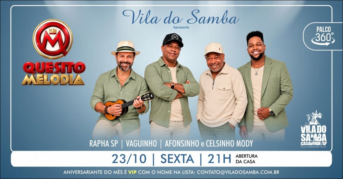 Immagine della fonte — QUESITO MELODIA NA VILA DO SAMBA