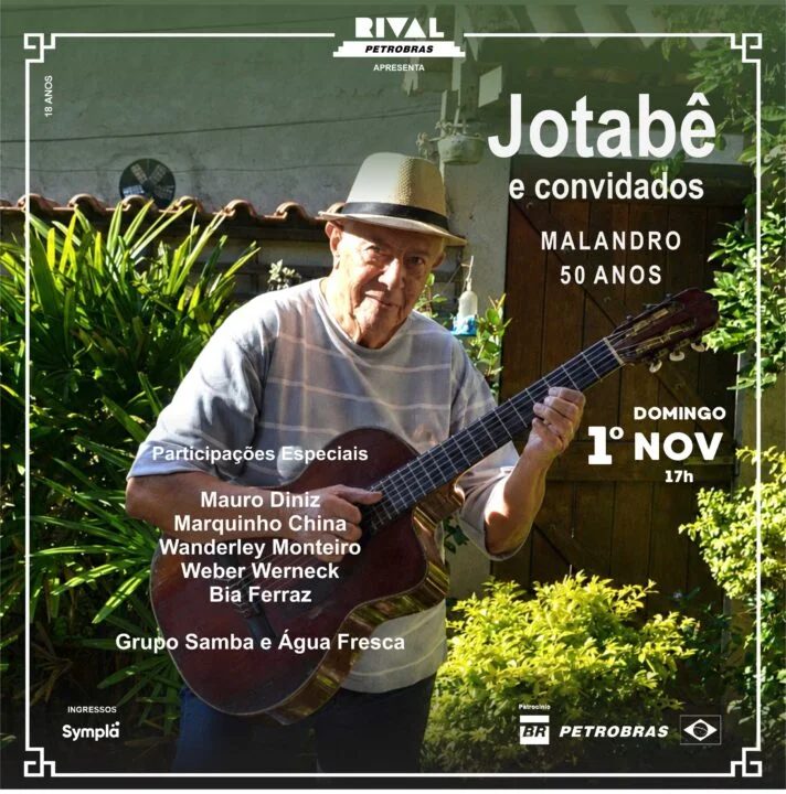 Imagem da fonte — Jotabê - Malandro 50 anos