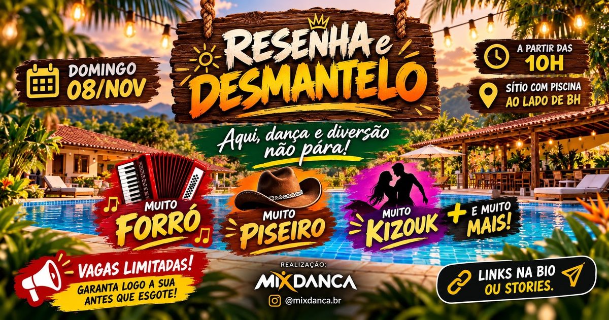Imagem da fonte — Resenha e Desmantelo - MixDança
