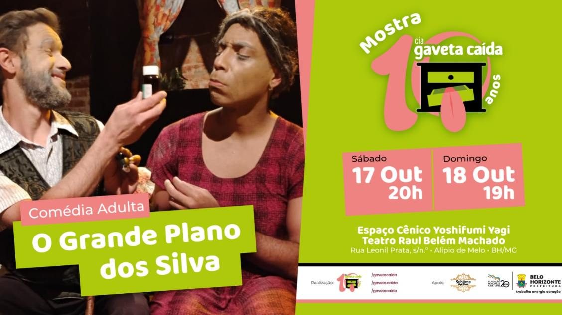 Immagine della fonte — FESTIVAL 10 ANOS - MOSTRA CIA GAVETA CAÍDA: Espetáculo O GRANDE PLANO DOS SILVA