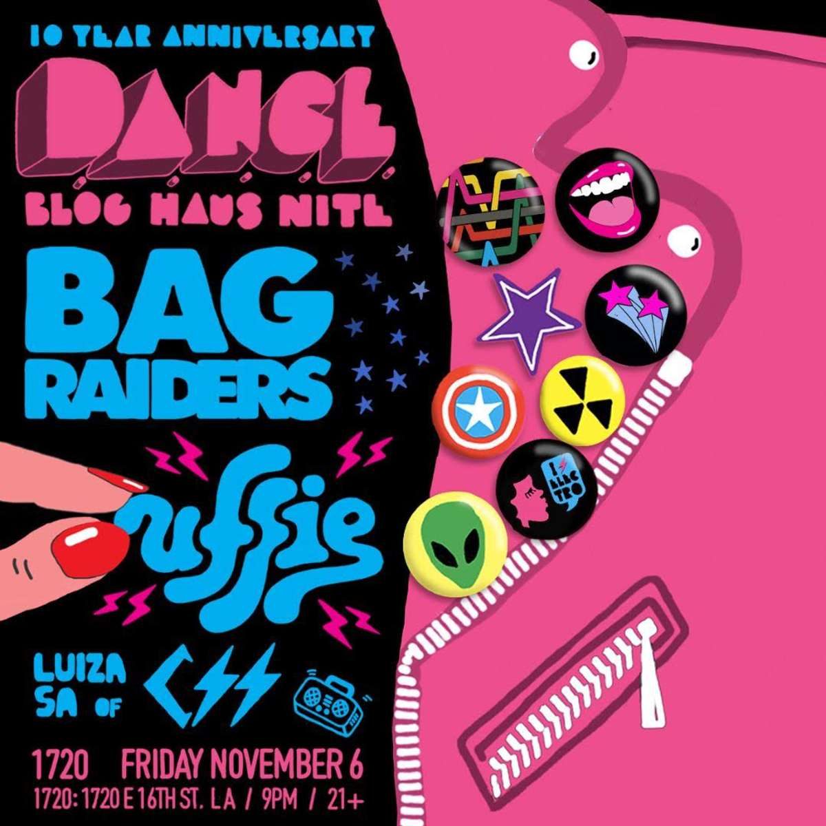 출처 이미지 — D.A.N.C.E: 10 Year ft. BAG RAIDERS, UFFIE, & CSS