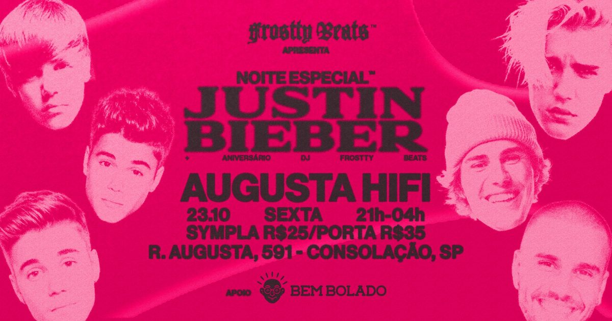 출처 이미지 — NOITE ESPECIAL JUSTIN BIEBER