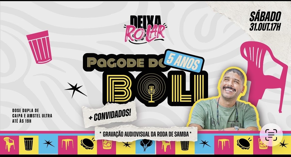 Imagem da fonte — DEIXA ROLAR | PAGODE DO BOLI & CONVIDADOS