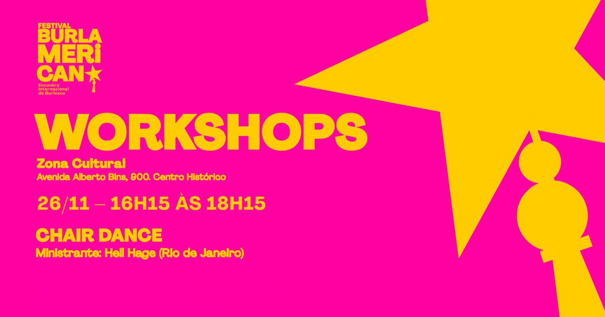 Imagen de la fuente — Workshop CHAIR DANCE com Hell Hage