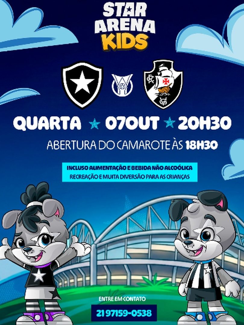 Source image — Botafogo X Vasco - Star Arena Kids