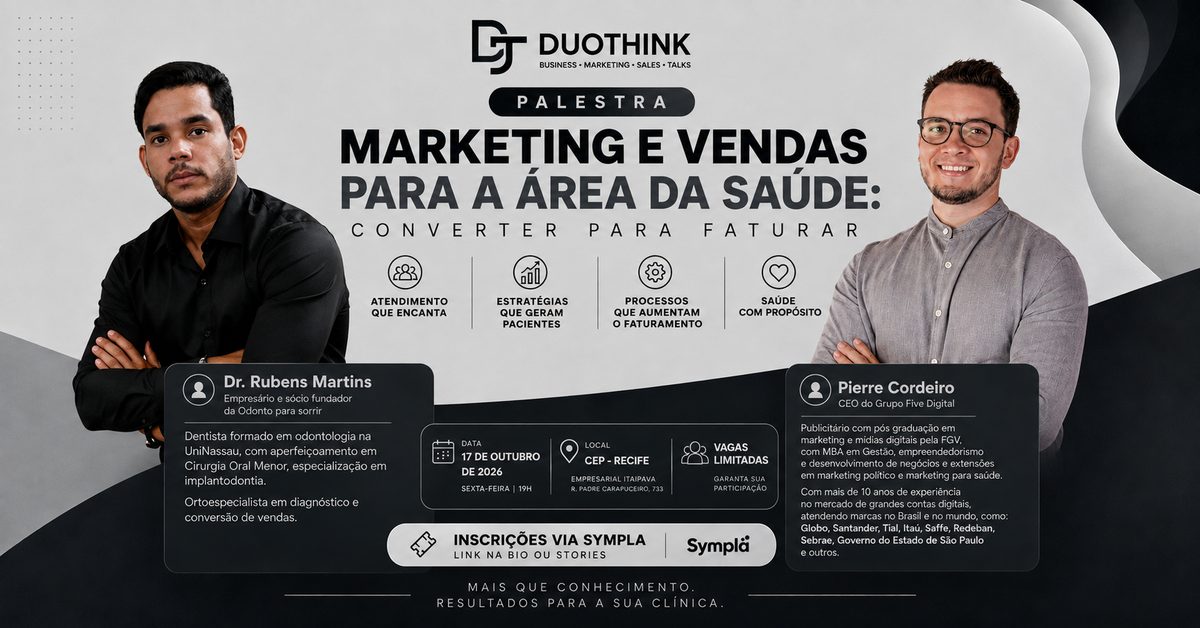 Afbeelding van de bron — DUOTHINK - MARKETING E VENDAS PARA A ÁREA DA SAÚDE