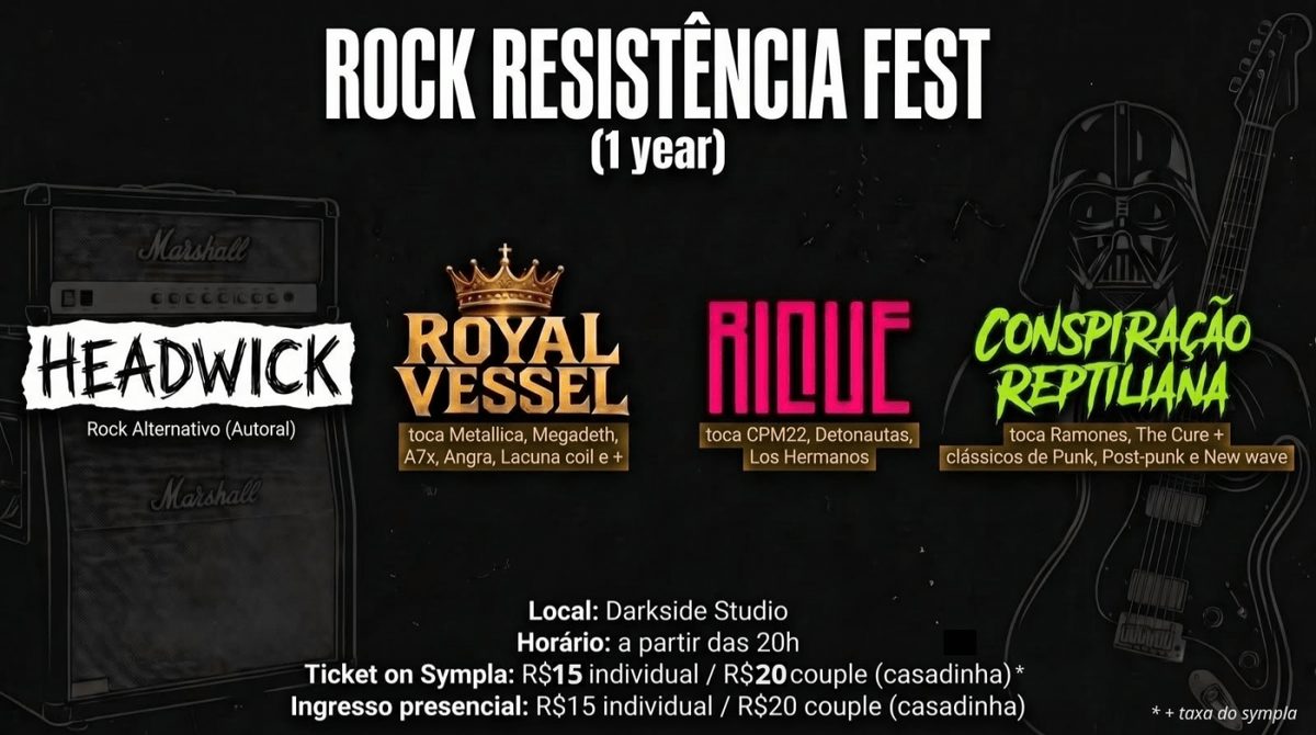 Bild der Quelle — ROCK RESISTÊNCIA FEST (1 ANO)