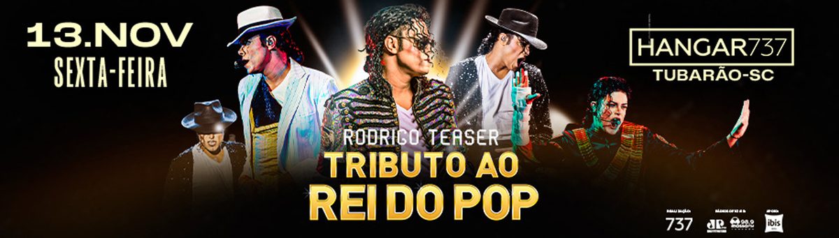 Imagen de la fuente — RODRIGO TEASER TRIBUTO AO REI DO POP NA HANGAR 737