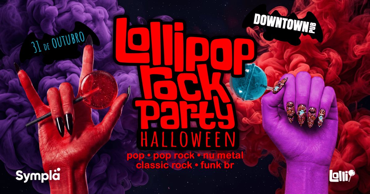 Source image — Lollipoprock Party de Halloween 2026 - Quando as Luzes se Apagam | Festa de Halloween em Recife