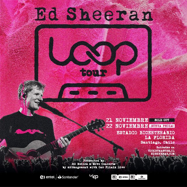 Imagen de la fuente — Ed Sheeran @ Estadio Bicentenario La Florida