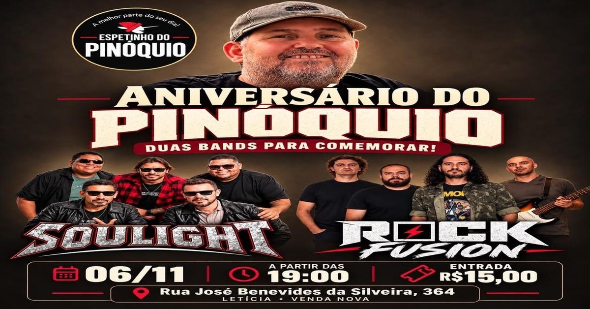 Imagem da fonte — ANIVERSÁRIO DO PINÓQUIO